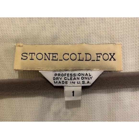 STONE COLD FOX Black White Pattern V Neck Romper Shorts Top Women's Size XS - Picture 3 of 11